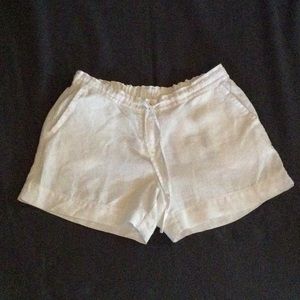 Tommy Bahama White Linen Shorts, Sz Lg, Like New